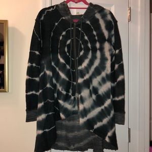 Tie-Dye Terry Zip Up Sweatshirt